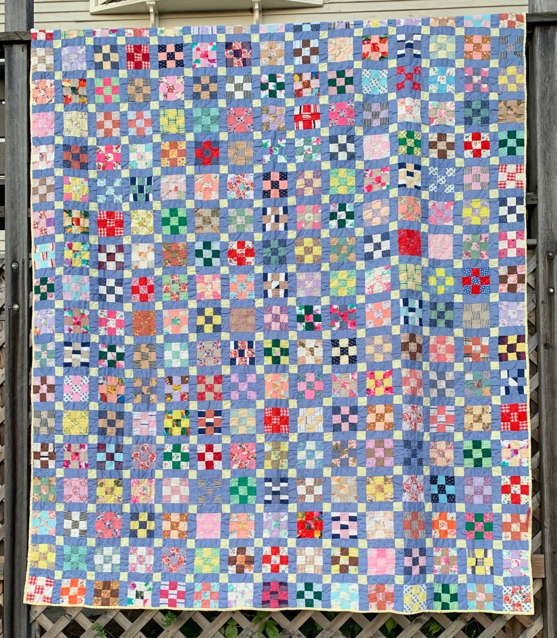 Handmade Vintage Quilt & Beach Art